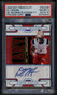 2022 Panini National Treasures Silhouettes DJ Moore Logo Patch Auto 1/1 PSA 8 10