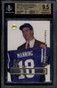 1998 Collector's Edge Promos NNO Peyton Manning Holding Jersey Rookie RC BGS 9.5
