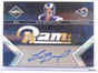 2010 Limited Sam Bradford autograph auto rc rookie patch #D9/199 #201