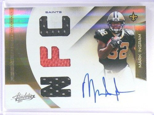 2011 Limited Mark Ingram auto autograph jersey rc rookie #D09/10