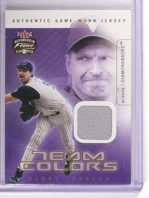 Randy Johnson 2003 Fleer Game Worn Jersey Card