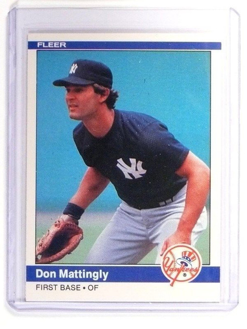 Sold 564 1984 Fleer Don Mattingly Rc Rookie 131 47311