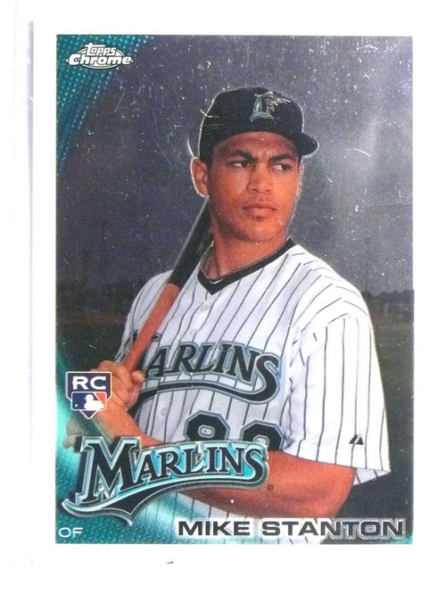 2010 Topps Chrome Giancarlo Mike Stanton rc rookie #190 *72839