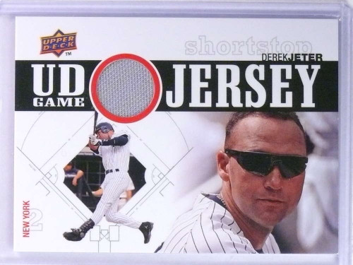 2009 Upper Deck UD Game Jersey GJDJ Derek Jeter Jersey