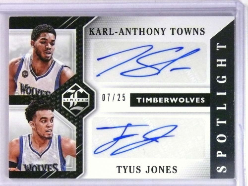 karl anthony towns signed jersey