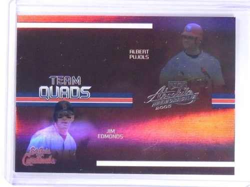 2005 Absolute Team Six Rodriguez Erstad Edmonds Glaus Rickey Henderson  57/100 - Sportsnut Cards