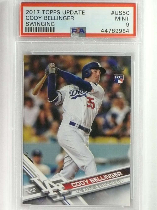 2017 Topps Chrome Update Red Refractor hmt10 Cody Bellinger Rookie