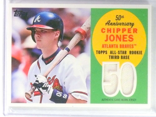 2008 Chipper Jones Atlanta Braves Game Used Jersey