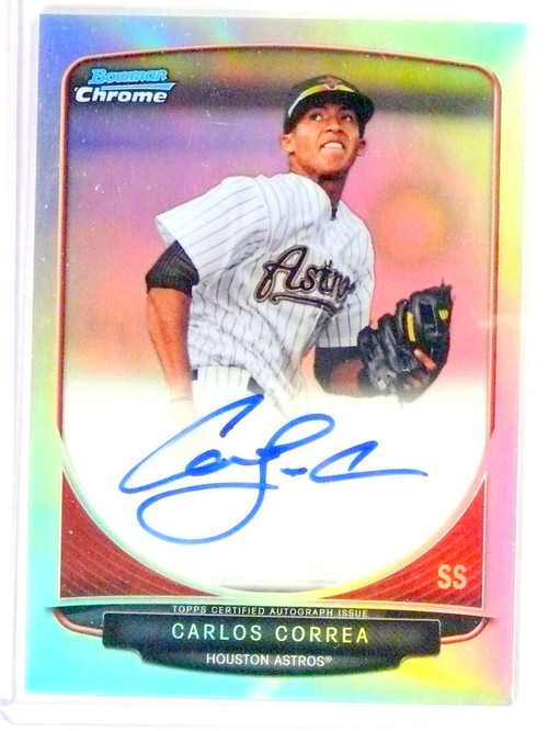 DELETE 28406 2013 Bowman Chrome Refractor Carlos Correa
