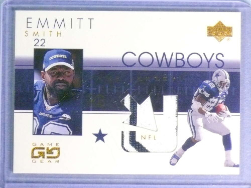 DELETE 117465 2001 Upper Deck Game Gear Emmitt Smith 2clr Jersey #ESJ  Dallas Cowboys - Sportsnut Cards