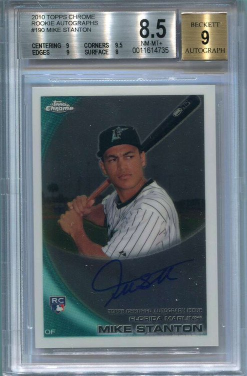 2010 Topps Chrome Refractor #190 Giancarlo (Mike  