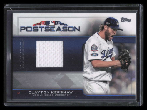 2009 Topps Tribute Autograph Relics Blue ck4 Clayton Kershaw