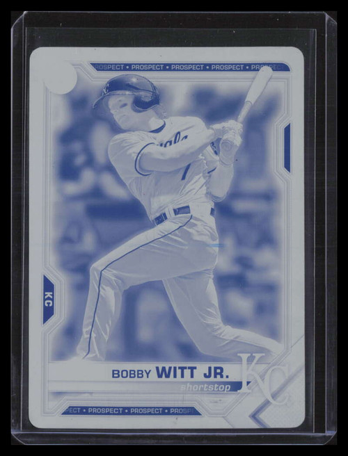 2022 Bowman Sterling Rookies Magenta Refractor bsr37 Bobby Witt Jr. Rookie  39/75 - Sportsnut Cards