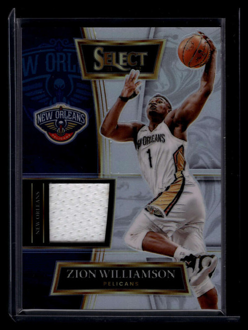 2021 22 Select Selective Swatches 9 Zion Williamson Jersey Sportsnut Cards 