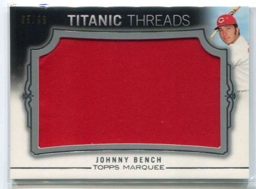 2011 Topps Marquee Titanic Threads ttjr98 Justin Morneau Jumbo