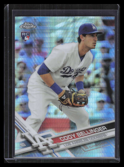 2017 Topps Chrome Update Refractor hmt10 Cody Bellinger Rookie 19