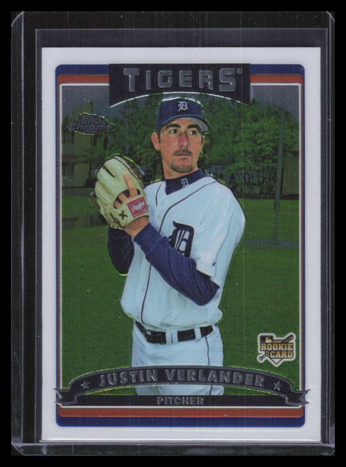 2006 Topps Baseball Justin Verlander Rookie Card