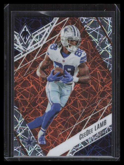 2022 PANINI SPECTRA JERSEY HIGH VOLTAGE HYPER /75 CEEDEE LAMB COWBOYS