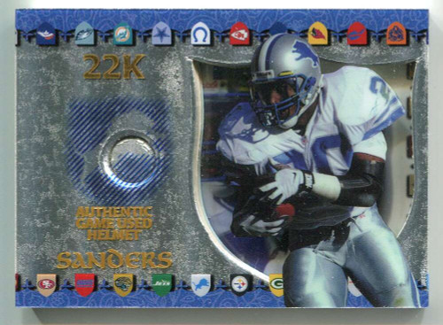 1997 Excalibur Game Helmets 22k 3 Barry Sanders Helmet /249 - Sportsnut  Cards