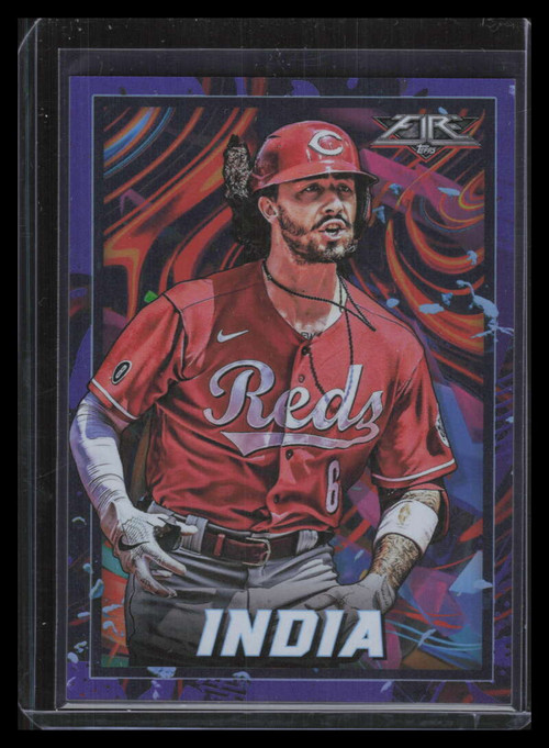 Jonathan India 2022 Topps Fire Baseball # 59 Cincinnati Reds Base