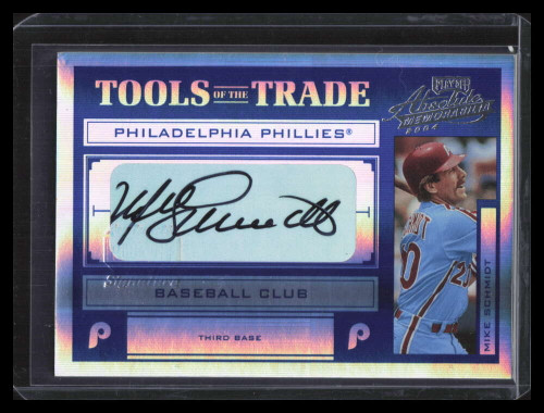 2004 Absolute Tools of Trade 103 Mike Schmidt Triple Bat Jersey Pants  19/100 - Sportsnut Cards