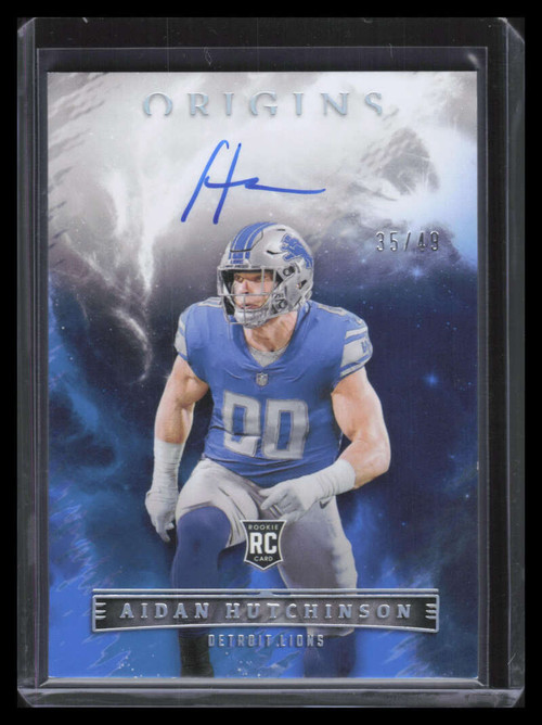 Aidan Hutchinson 2022 Panini National Treasures Collegiate #65