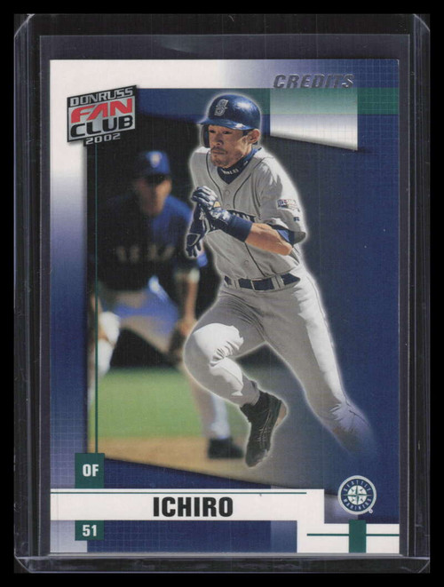 2002 Donruss Fan Club Credits 147 Ichiro Suzuki 60/100