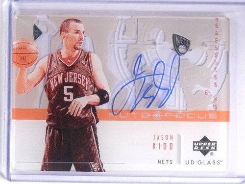 その他 NBA UPPERDECK BLACK Jason kidd auto NBA Jason Kidd 95 Upper Deck Premium Collection Holo Rookie