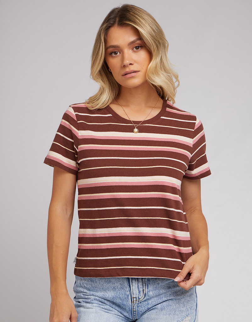 All About Eve Grace Stripe Tee 