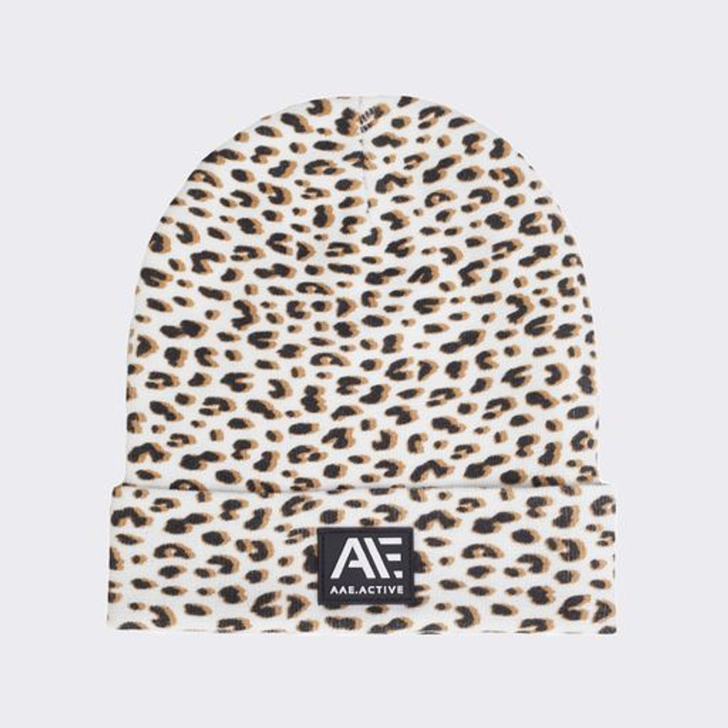 All About Eve Sports Luxe Beanie Leopard