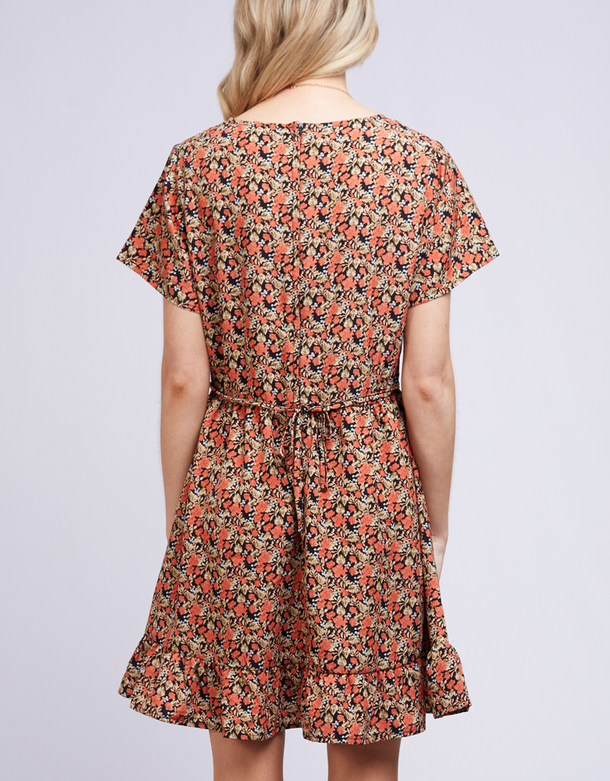 All About Eve Mystic Floral Tie Up Dress