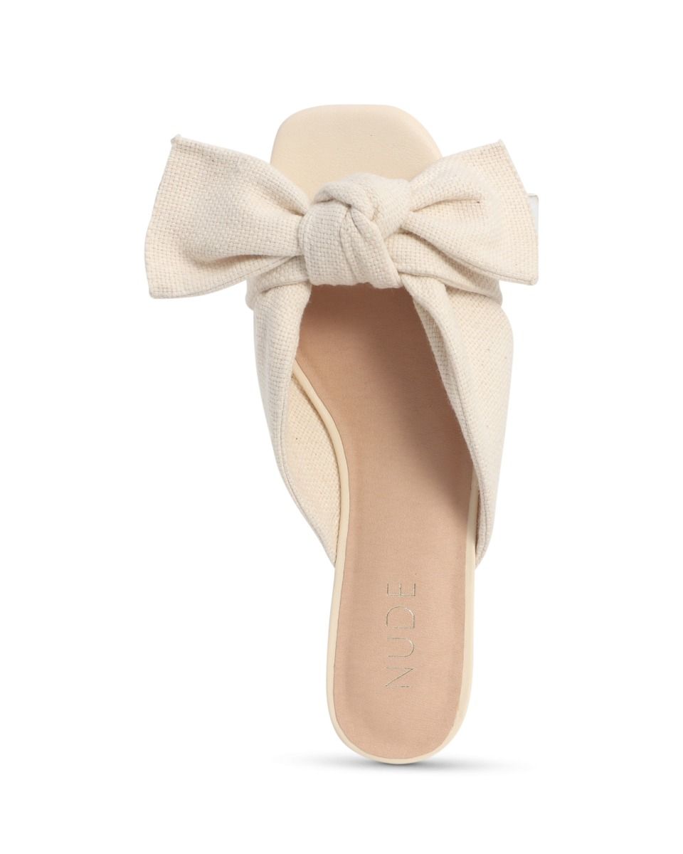 Nude Footwear Minnie Slide Linen 
