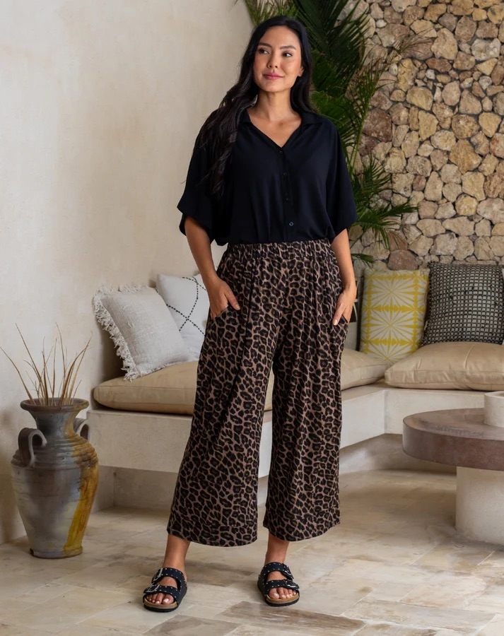 Freez Sammie Pants Leopard 