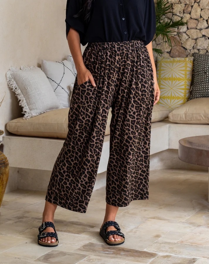 Freez Sammie Pants Leopard 