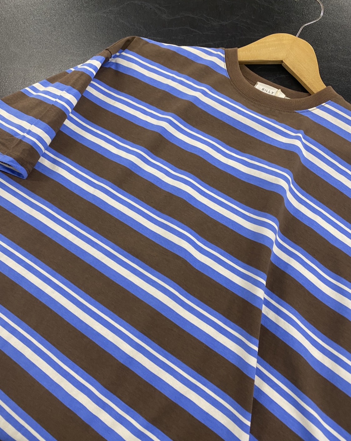 By Frankie Tee Brown Stripe