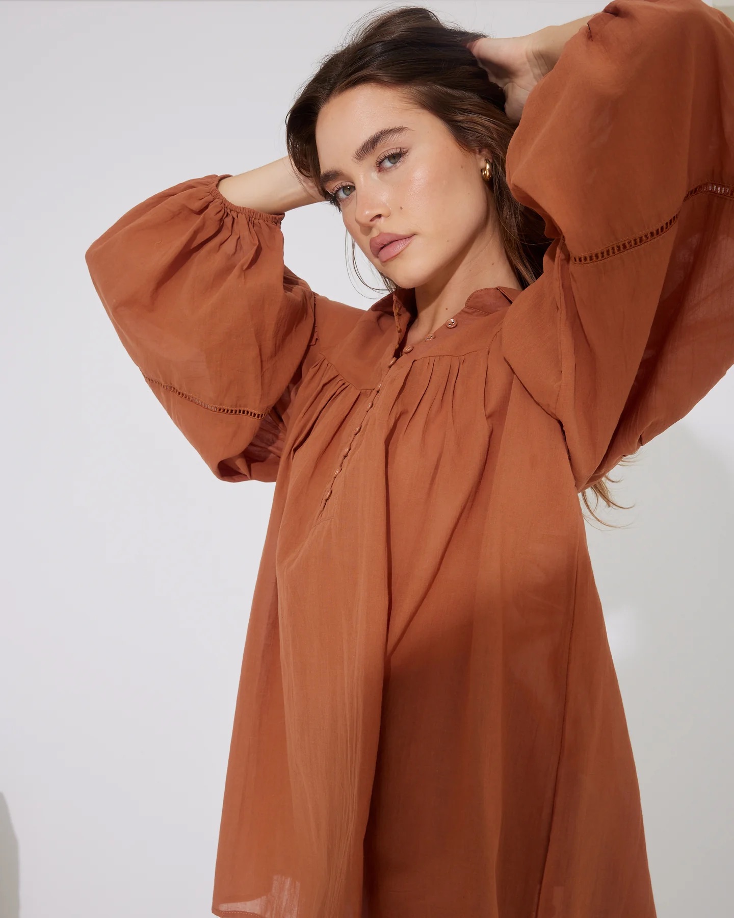 BTL Birch Blouse Rust 