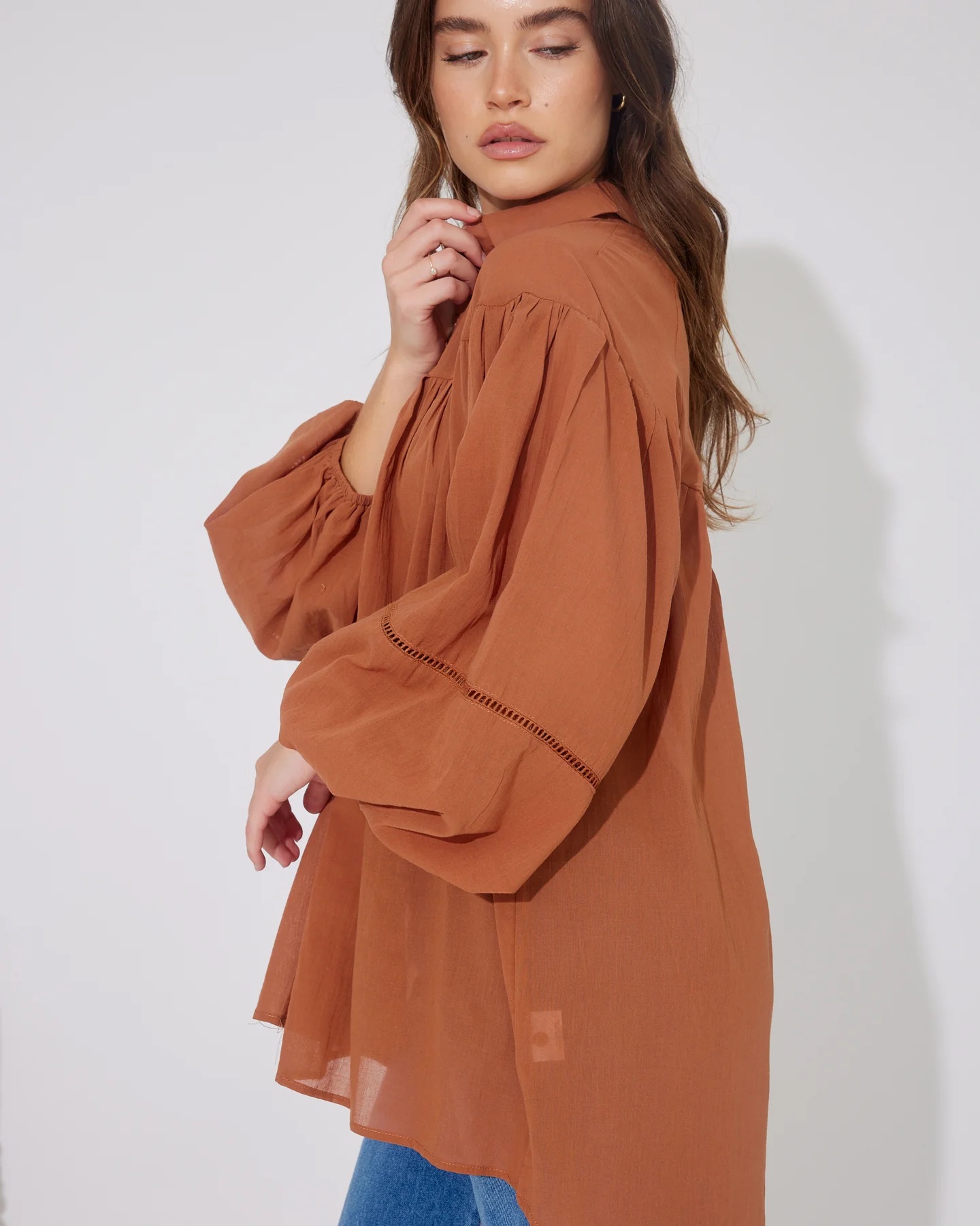 BTL Birch Blouse Rust 