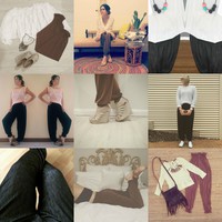 How they wore them: harem pants