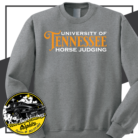 UT Horse Judging Sweatshirt