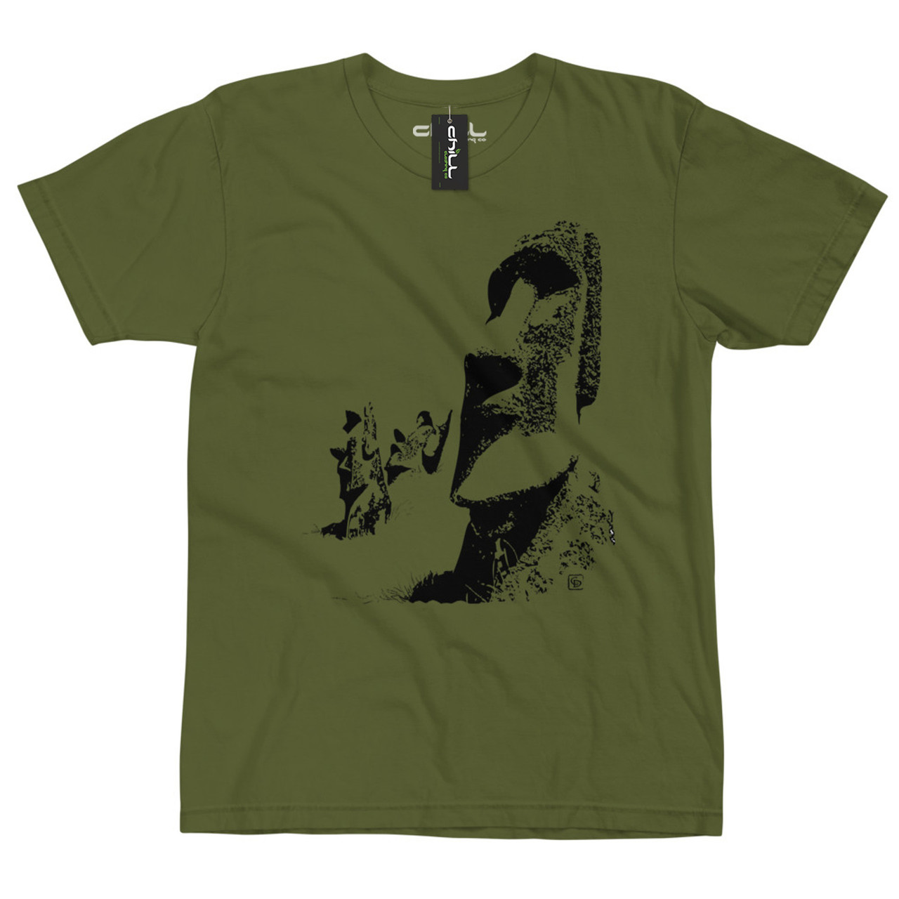 Easter Island Moai T Shirt - Chill Clothing Company