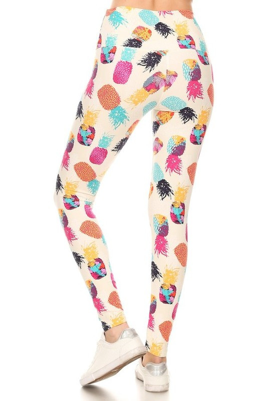 pineapple print leggings