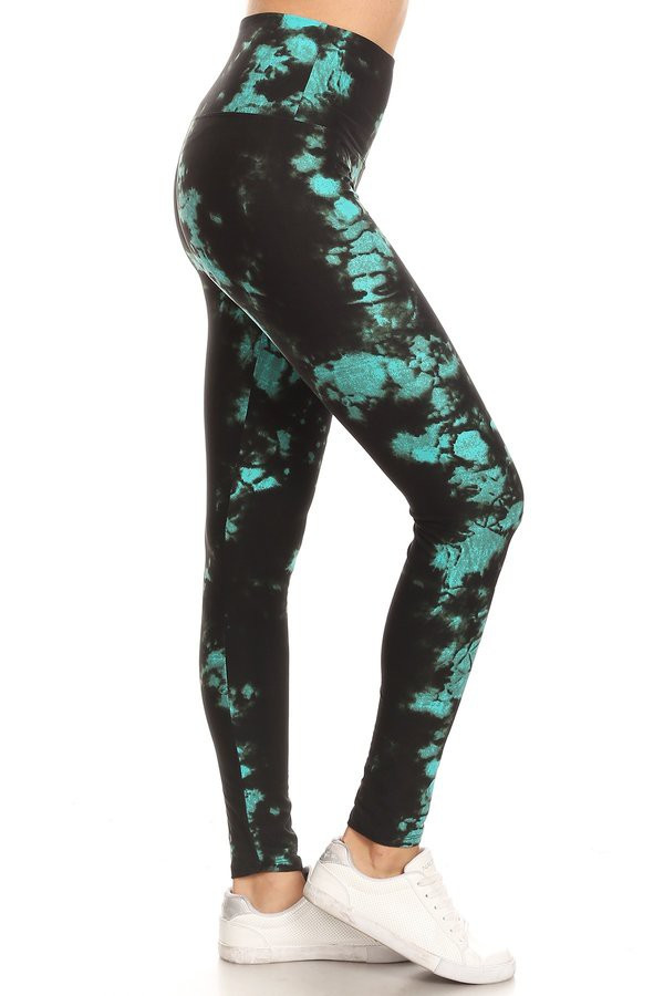 Turquoise Yoga Leggings
