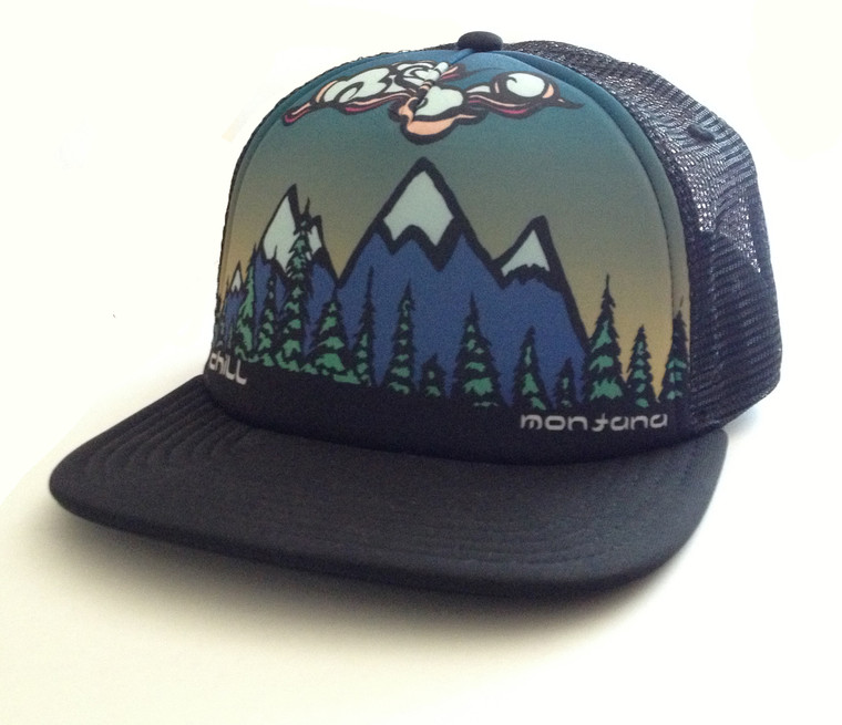 Chill Montana Flatbill Trucker Hat