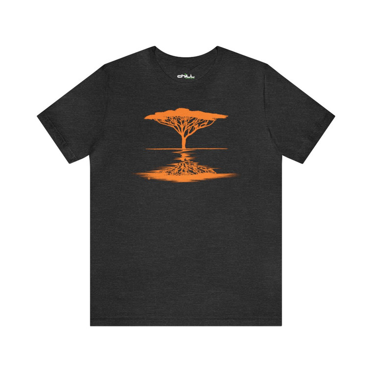 Orange Acacia Tree T shirt