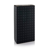 A black box with a checkered pattern, designed for packaging the Ariston Champagne Twin Pack. It has a flip-top closure.