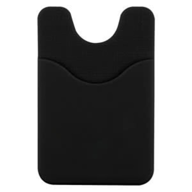 A black Smart Wallet with a textured surface and a cut-out for easy access to cards.