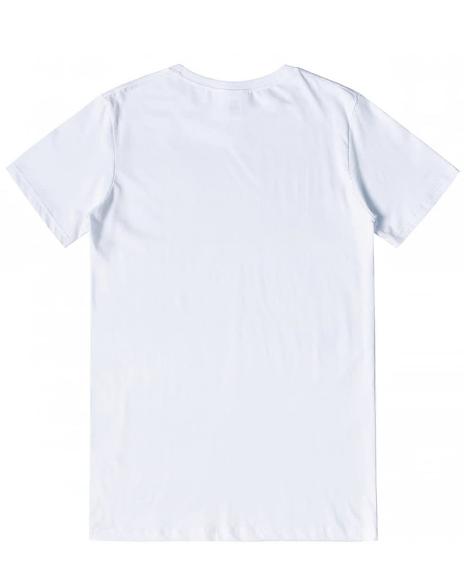 A light blue men's premium cotton t-shirt with a plain back and a logo on the neck area.