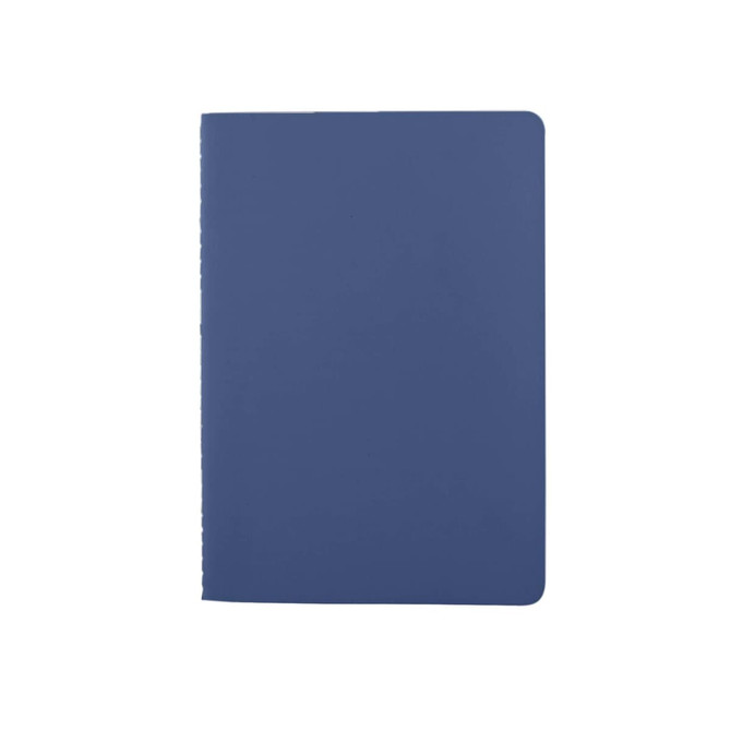 A washable paper notebook in a solid blue cover with a subtle texture and rounded corners.