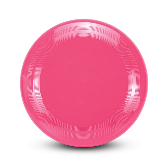 Aero Flyer - Large in bright pink, featuring smooth edges and a glossy finish, with a branding logo.