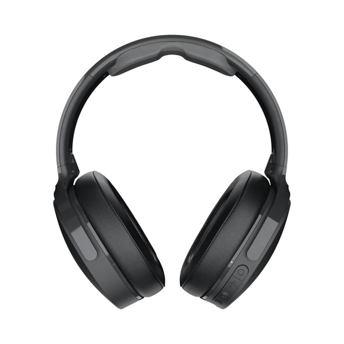 A pair of black Skullcandy Hesh ANC wireless headphones, featuring a sleek design and adjustable headband.